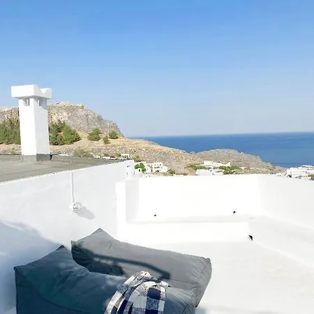 Arte Lindos Villa Exterior foto